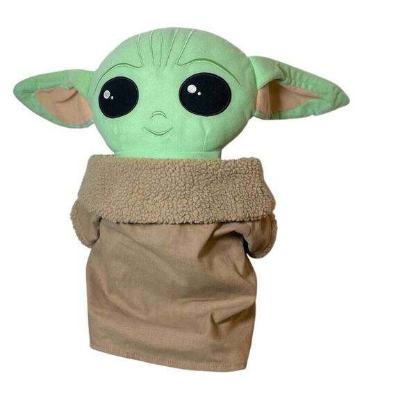 STAR WARS BABY YODA 17’ PLUSHIE MANDALORIAN LARGE COLLECTIBLE KAWAII  LUCAS FILM - Picture 3 of 11